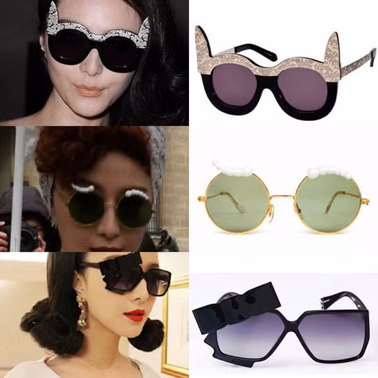 Thời trang, phong cách, sành điệu, những điều đó không chỉ đơn thuần thể hiện qua quần áo, mà với Phạm Băng Băng là cả kính mắt.