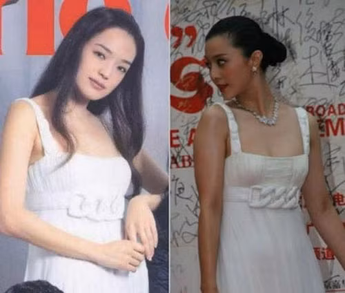 Lựa chọn không đúng khiến chiếc váy trắng "dìm hàng" Phạm Băng Băng khi để lộ khuyết điểm "vai u thịt bắp".