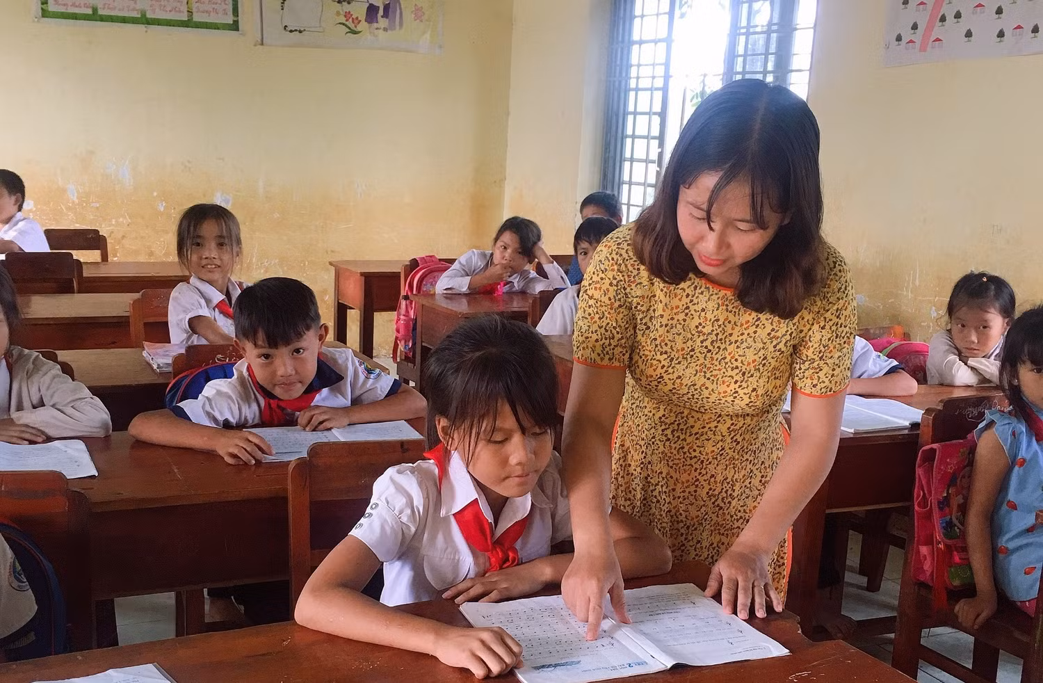 Cô Hương luôn mong muốn học sinh của mình được ấm màu đông này (ảnh do nhân vật cung cấp). Cô Hương luôn mong muốn học sinh của mình được ấm màu đông này (ảnh do nhân vật cung cấp).