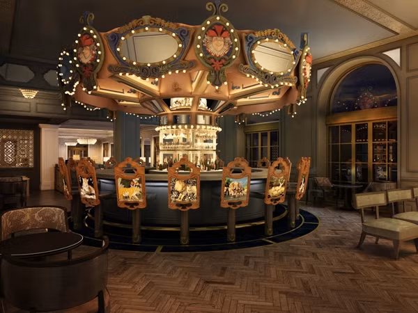9. Carousel Bar (New Orleans - Mỹ) Carousel Bar sẽ đưa bạn trở về thế giới tuổi thơ với kiểu thiết kế lạ mắt, quầy bar giống như chiếc đu quay trong khu vui chơi giải trí. Đồ uống ở đây chủ yếu là cocktail được pha chế rất ngon và hấp dẫn. 9. Carousel Bar (New Orleans - Mỹ) Carousel Bar sẽ đưa bạn trở về thế giới tuổi thơ với kiểu thiết kế lạ mắt, quầy bar giống như chiếc đu quay trong khu vui chơi giải trí. Đồ uống ở đây chủ yếu là cocktail được pha chế rất ngon và hấp dẫn.