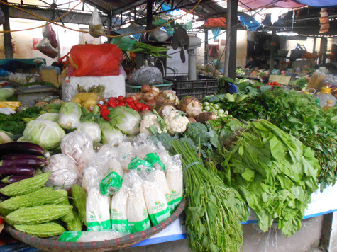 Dự báo càng gần tới dịp Tết, giá rau xanh sẽ càng tăng chóng mặt. (Ảnh: K.Hạ)