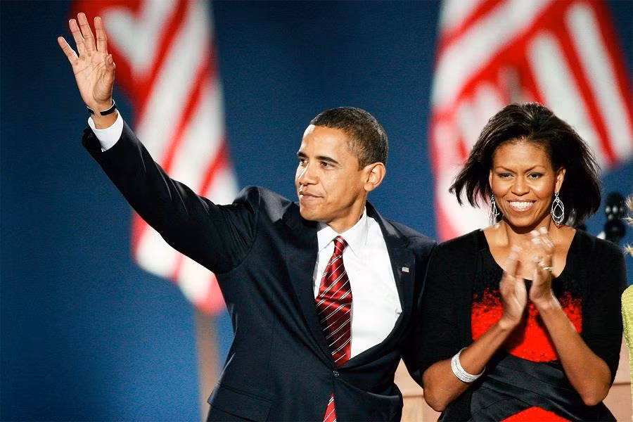 Vợ chồng Tổng thống Obama. Vợ chồng Tổng thống Obama.