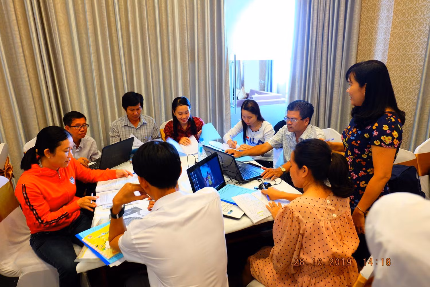 Một lớp tập huấn giáo viên cốt cán. (Ảnh chỉ mang tính chất minh hoạ, nguồn: etep.moet.gov.vn)