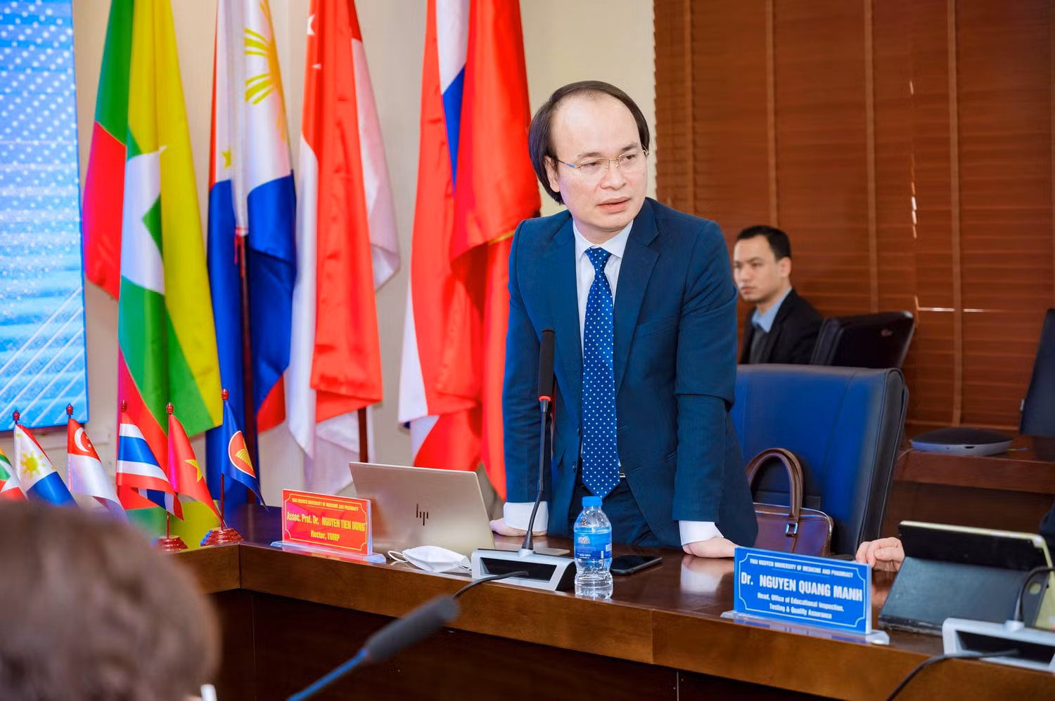 Phó Giáo sư, Tiến sĩ Nguyễn Tiến Dũng - Hiệu trưởng Trường Đại học Y Dược, Đại học Thái Nguyên. Ảnh: NVCC