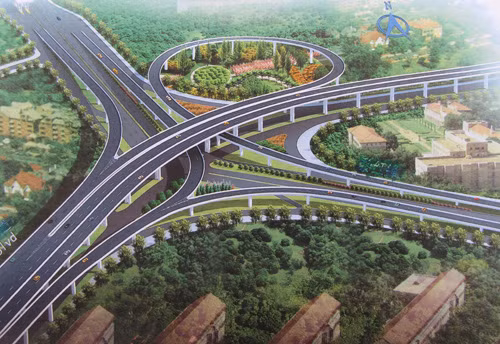 Vẻ đẹp mềm mại, hoành tráng của một nút giao thông trên cao của quốc lộ 13 (Bình Dương). Vẻ đẹp mềm mại, hoành tráng của một nút giao thông trên cao của quốc lộ 13 (Bình Dương).