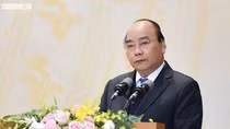 Thủ tướng Nguyễn Xuân Phúc phát biểu. Ảnh: VGP