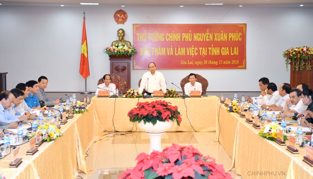 Quang cảnh buổi làm việc. Ảnh: VGP