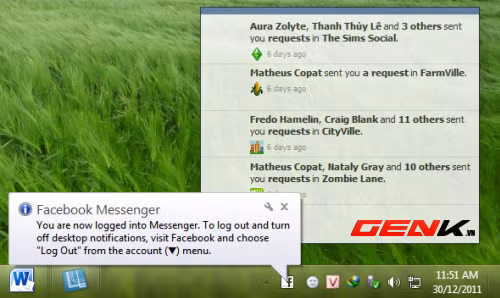 Trải nghiệm Facebook Messenger trên Windows 7 ảnh 3