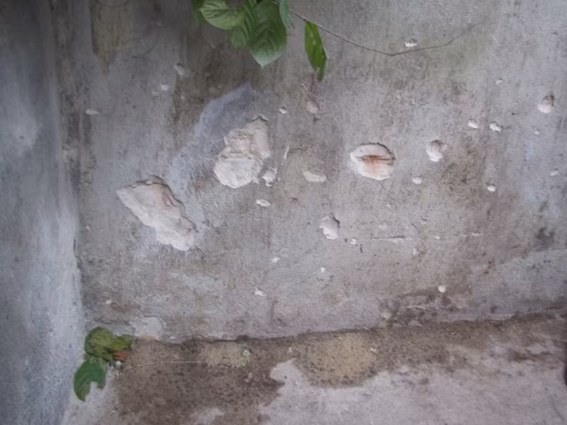 Dấu tích còn lại của vết nổ