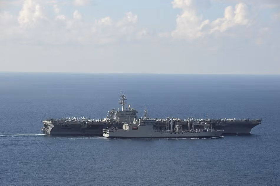Tàu khu trục lớp Akizuki Nhật Bản theo Quân đội Mỹ đi khắp nơi "chinh chiến" (nguồn Thời báo Hoàn Cầu, Trung Quốc)