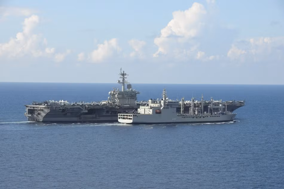 Tàu khu trục lớp Akizuki Nhật Bản theo Quân đội Mỹ đi khắp nơi "chinh chiến" (nguồn Thời báo Hoàn Cầu, Trung Quốc)