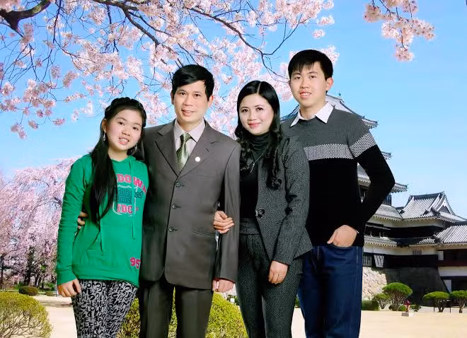Mái ấm gia đình của Nhà giáo ưu tú Trần La Giang. Ảnh nhân vật cung cấp