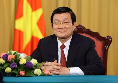 Ông Trương Tấn Sang - Nguyên Ủy viên Bộ Chính trị, nguyên Chủ tịch nước Cộng hòa Xã hội chủ nghĩa Việt Nam. Ảnh: TTXVN