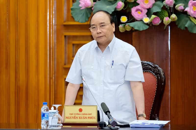 Thủ tướng phát biểu tại buổi làm việc. Ảnh: VGP