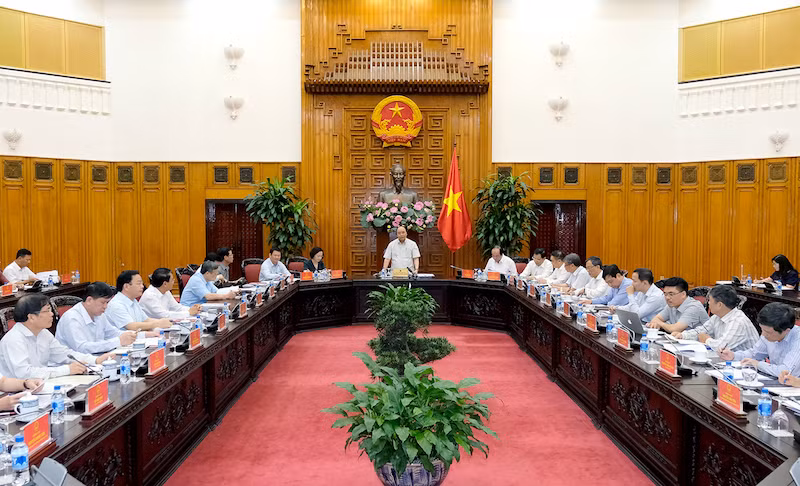 Quang cảnh buổi làm việc. Ảnh: VGP