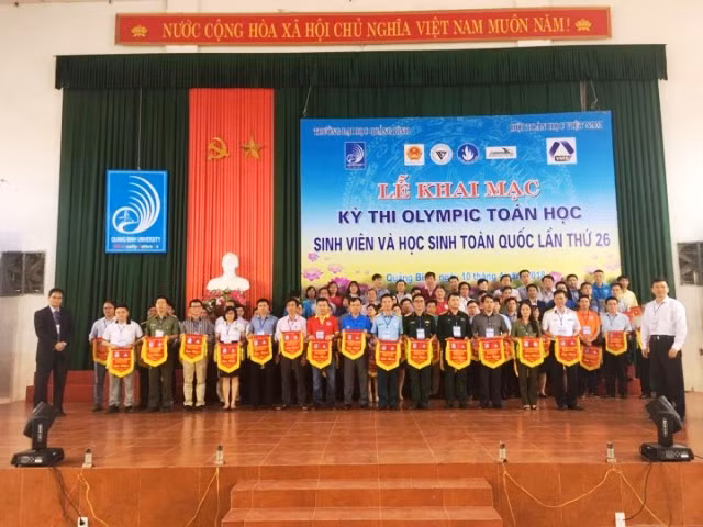 Kỳ thi Olympic Toán học sinh viên và học sinh toàn quốc lần thứ 26 được tổ chức tại Quảng Bình.