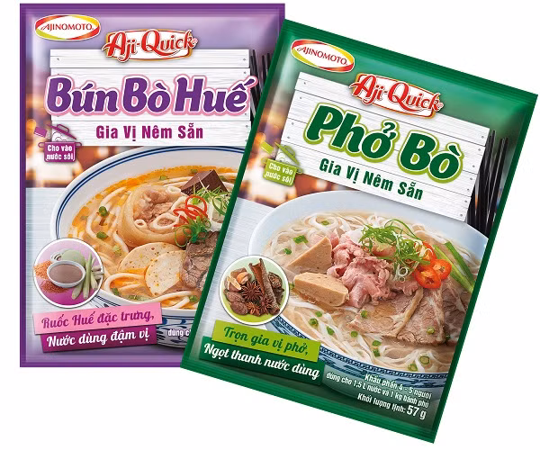 Công ty Ajinomoto Việt Nam cho ra mắt sản phẩm Phở Bò Aji-Quick, Bún Bò Huế Aji-Quick.