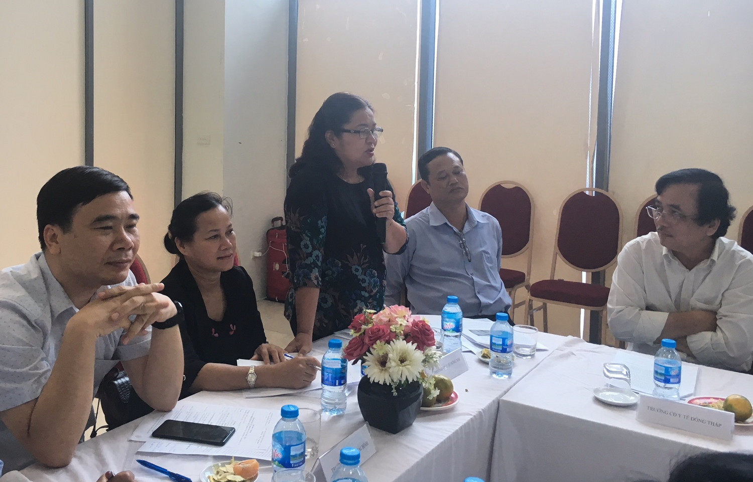 Bà Nguyễn Thị Thanh Hà, Hiệu trưởng Trường Cao đẳng Y tế Đồng Nai. Ảnh: Vương Thuỷ