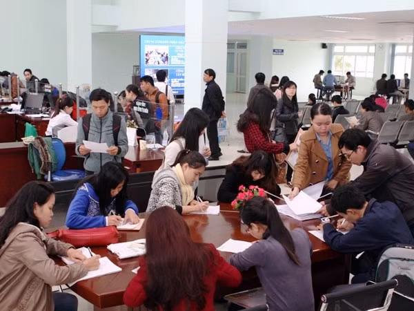 Các bạn trẻ đang tìm kiếm cơ hội khởi nghiệp. (Ảnh: TTXVN)