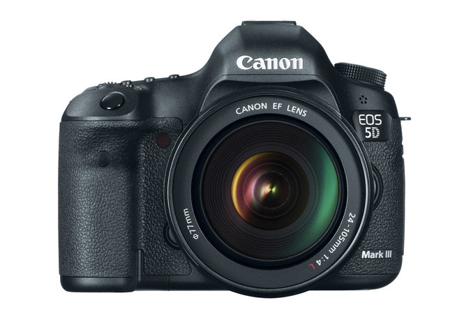 Máy ảnh DSLR Canon 5D Mark III: Cảm biến CMOS full-frame kích thước 36x24mm, chip xử lý hình ảnh Digic 5+, độ nhạy sáng ISO từ 100 đến 25.600 với các mức mở rộng là 50, 51.200 và 102.400. Khi quay video chuẩn Full HD, ISO của máy đạt ở mức 100 đến 12.800 và mở rộng ở mức 25.600. Giá tham khảo: 75 triệu đồng