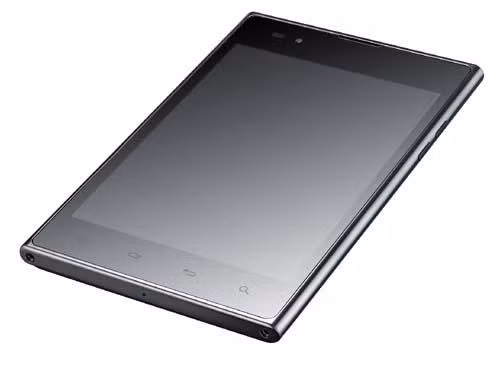 LG Optimus Vu: Mặc dù kích thước khá to nhưng Optimus Vu mỏng chỉ 8,5 mm. Model này cũng chính thức xuất hiện ở MWC 2012 hồi cuối tháng 2. Optimus Vu có màn hình 5 inch, tỷ lệ 4:3, độ phân giải 1.024 x 768 pixel, sử dụng panel IPS, vi xử lý hai nhân 1,5 GHz, RAM 1GB, bộ nhớ trong 8GB và camera 8 megapixel.