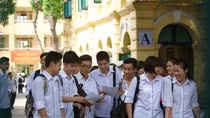 Các em học sinh chuẩn bị bước vào kỳ thi quốc gia năm 2018 (Ảnh minh họa: TTXVN).