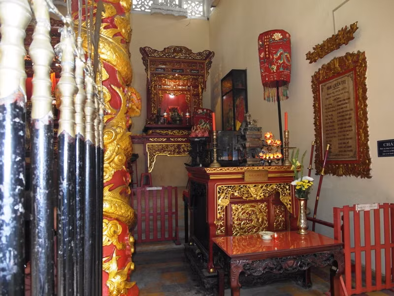 Gian thờ của Tổng trấn Bắc Thành, tướng Lê Chất, người bạn thân của Tả tướng quân Lê Văn Duyệt.
