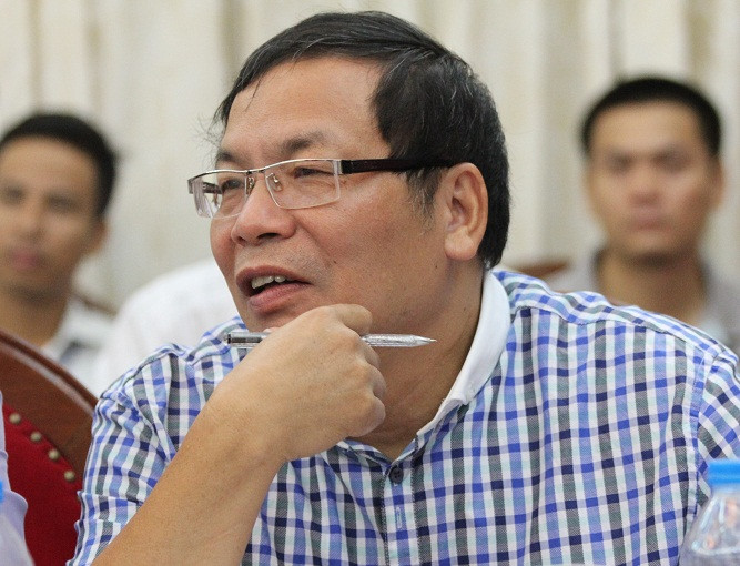 TS Chu Đức Tính - nguyên Giám đốc Bảo tàng Hồ Chí Minh. Ảnh: Ngọc Quang.