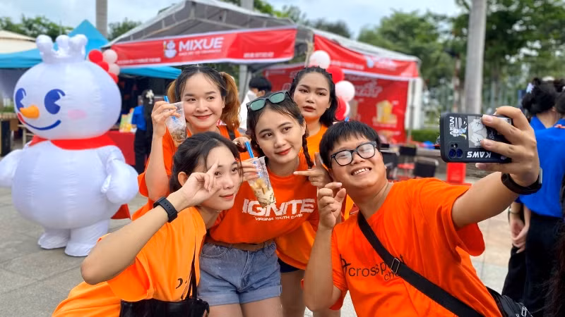 Sinh viên Trường Đại học Quy Nhơn. Ảnh: Website nhà trường