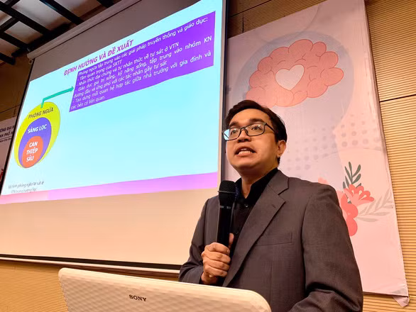 Tiến sĩ Tâm lý học Giang Thiên Vũ, giảng viên Trường Đại học Sư phạm Thành phố Hồ Chí Minh. Ảnh: Báo Yên Bái.