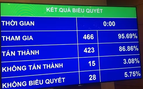 Quốc hội đã thông qua Luật An ninh mạng. ảnh: Ngọc Thành.