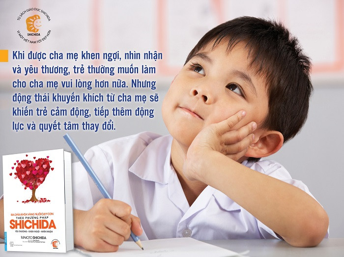 Khi được cha mẹ khen ngợi, nhìn nhận và yêu thương, trẻ thường muốn làm cho cha mẹ vui lòng hơn nữa. Nhưng động thái khuyến khích từ cha mẹ sẽ khiến trẻ cảm động, tiếp thêm động lực và quyết tâm thay đổi. Khi được cha mẹ khen ngợi, nhìn nhận và yêu thương, trẻ thường muốn làm cho cha mẹ vui lòng hơn nữa. Nhưng động thái khuyến khích từ cha mẹ sẽ khiến trẻ cảm động, tiếp thêm động lực và quyết tâm thay đổi.