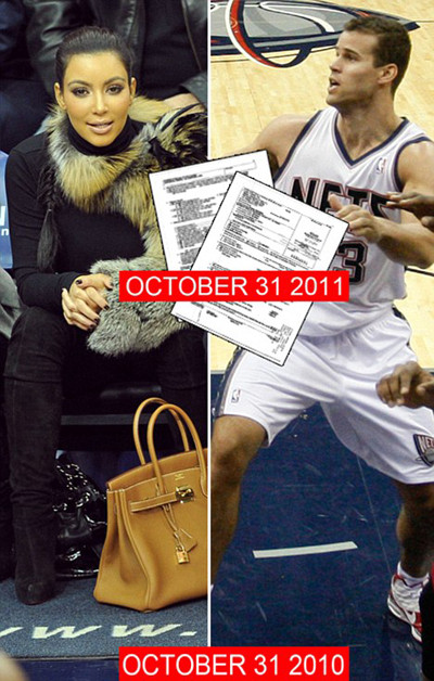 Kim Kardashian đệ đơn ly dị chồng đúng vào ngày cách đây 1 năm cô lần đầu gặp Kris Humphries.