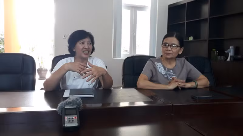 Lãnh đạo nhà trường cho rằng cô giáo chỉ hơi mạnh tay chứ không đánh đập. Ảnh: TL Lãnh đạo nhà trường cho rằng cô giáo chỉ hơi mạnh tay chứ không đánh đập. Ảnh: TL