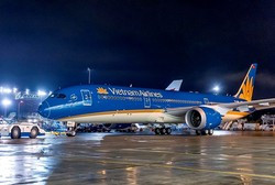Vietnam Airlines xác nhận chuyến bay bị chậm giờ bay do thời tiết xấu. Ảnh: NVCC. Vietnam Airlines xác nhận chuyến bay bị chậm giờ bay do thời tiết xấu. Ảnh: NVCC.
