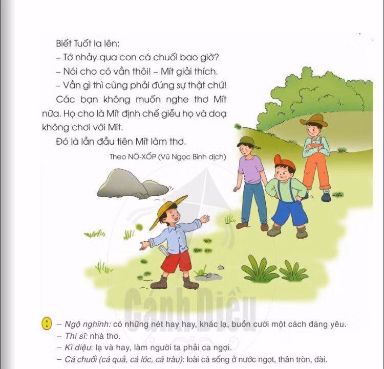 Văn bản "Mít làm thơ". Văn bản "Mít làm thơ".