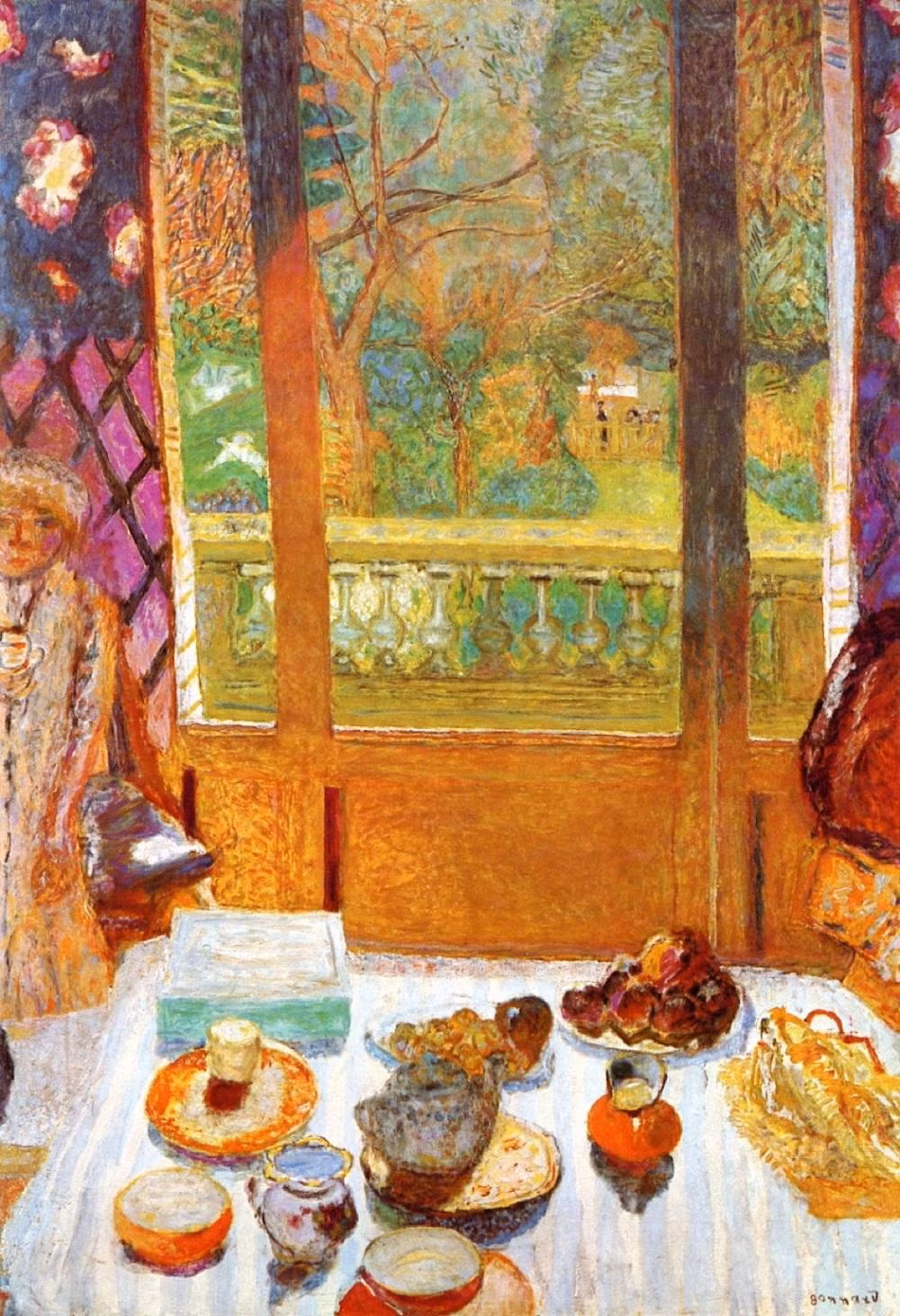 Tác phẩm “Phòng ăn sáng” của Bonnard đem đến sự thân mật, gần gũi Tác phẩm “Phòng ăn sáng” của Bonnard đem đến sự thân mật, gần gũi
