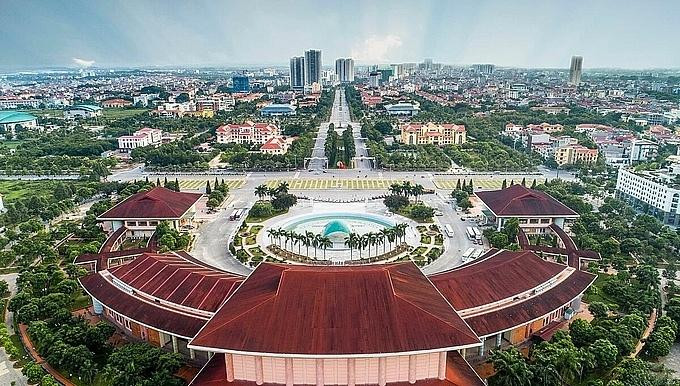 Toàn cảnh trung tâm thành phố Bắc Ninh (Ảnh T/L trên Báo Xây dựng).