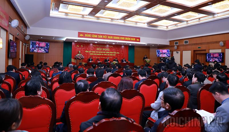 Hội nghị trực tuyến toàn quốc tổng kết công tác ngành Nội chính Đảng năm 2020, triển khai nhiệm vụ năm 2021. Hội nghị trực tuyến toàn quốc tổng kết công tác ngành Nội chính Đảng năm 2020, triển khai nhiệm vụ năm 2021.