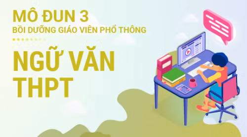 Nhiều giáo viên cho rằng nội dung bồi dưỡng modul 3 môn Ngữ văn dàn trải, cũ kĩ, nặng lí thuyết. (Ảnh do tác giả cung cấp)