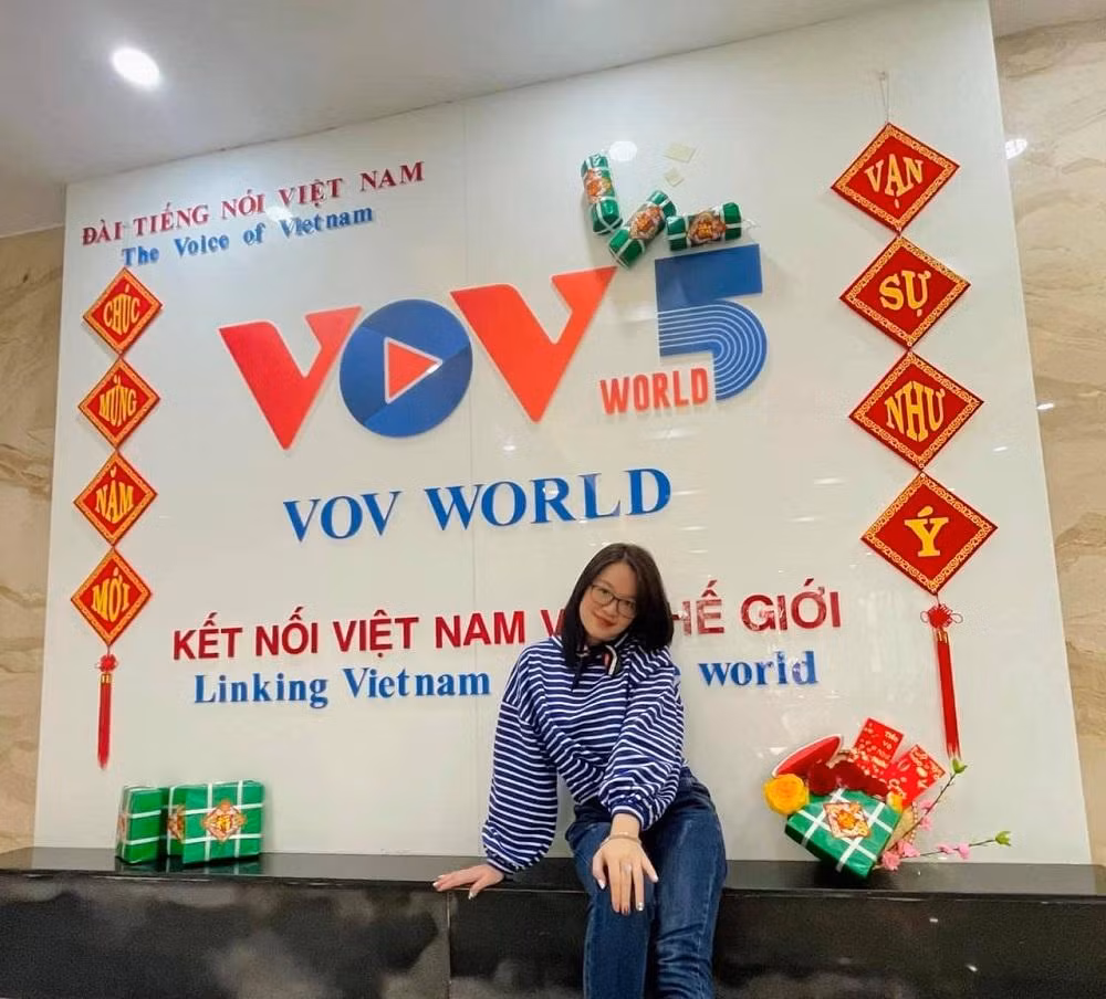 Cơ duyên đến với nghề báo, đối với Linh là một bất ngờ. (Ảnh: Nhân vật cung cấp)