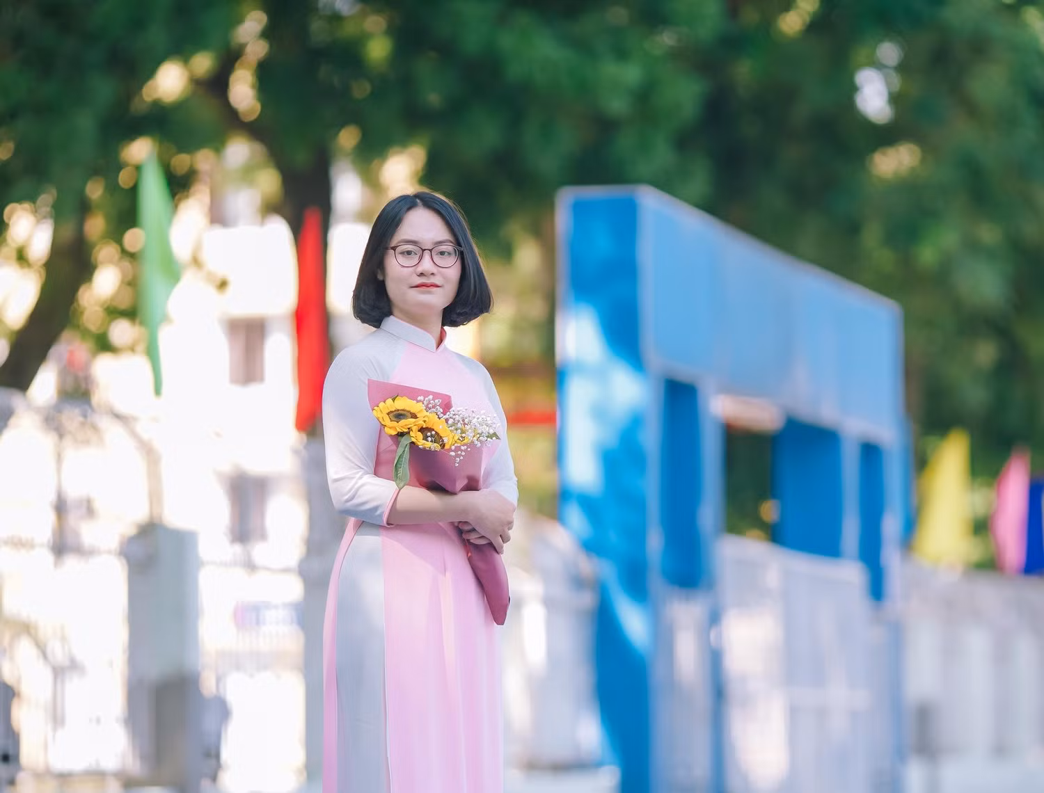 Nữ sinh Nguyễn Thị Thu Trang sẽ theo học chương trình thạc sĩ, chuyên ngành Thương mại Quốc tế tại Đại học Sư phạm Bắc Kinh. (Ảnh: Nhân vật cung cấp)