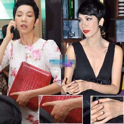 Giám khảo Xuân Lan "khoe khéo" những đường gân xanh lè trên tay