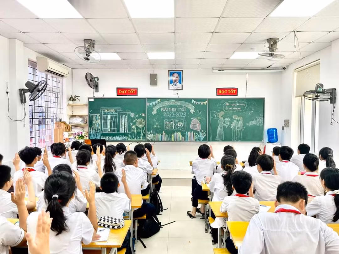 Cán bộ, giáo viên cấp trung học cơ sở tại Hải Phòng mong muốn Bộ Giáo dục và Đào tạo sớm có hướng dẫn thi vào lớp 10 đối với học sinh học chương trình mới. (Ảnh: Lã Tiến)