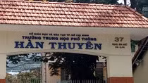 Trường Trung học phổ thông Hàn Thuyên. (Ảnh: H.L) Trường Trung học phổ thông Hàn Thuyên. (Ảnh: H.L)