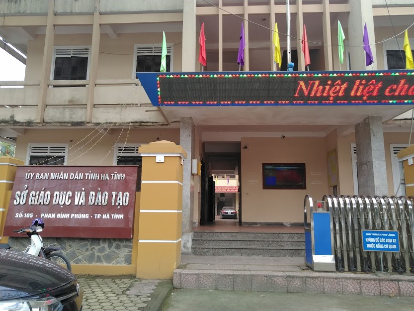 Sở Giáo dục và Đào tạo Hà Tĩnh (Ảnh: LC)