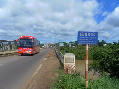 Cầu Sê Rê Pôk hôm nay Cầu Sê Rê Pôk hôm nay
