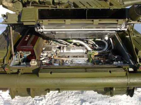 Việc bảo dưỡng động cơ của T-55-64 không quá phúc tạp.