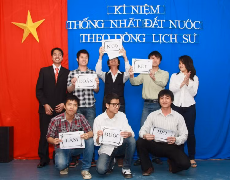 “Đoàn kết, làm được hết” là thông điệp ý nghĩa các bạn muốn gửi tới mọi người.