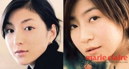 Ngọc nữ Nhật Bản Ryoko Hirosue (1978) - trái và nữ ca sĩ Đài Loan Hoàng Tương Di (1980). Ngọc nữ Nhật Bản Ryoko Hirosue (1978) - trái và nữ ca sĩ Đài Loan Hoàng Tương Di (1980).